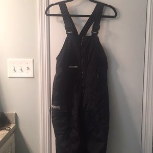 Kids Columbia ski pants with bib